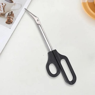 BLACK LONG HANDLED THICK LARGE TOE NAIL CLIPPERS ANGLED SCISSORS CUTTERS CHIROPODY